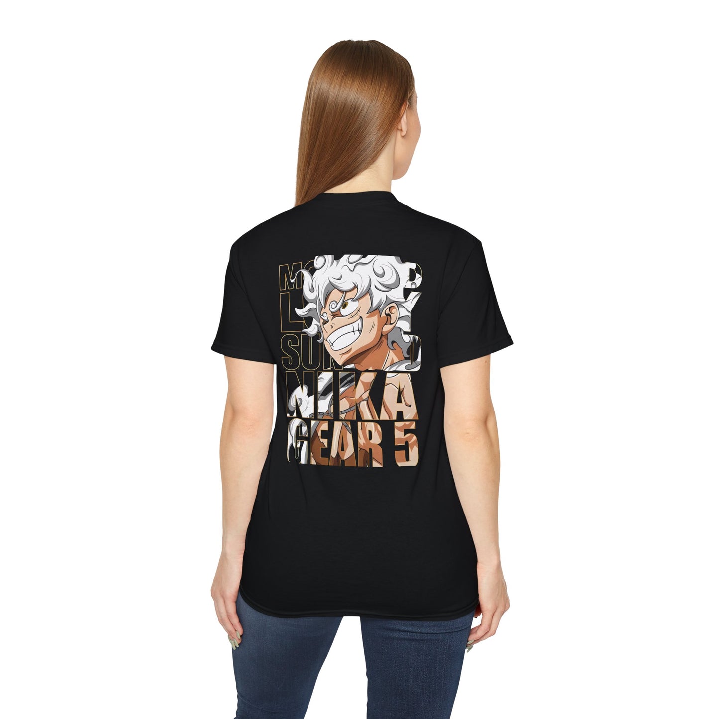 Anime Character Portrait T-Shirt | Shonen Illustration Back Print